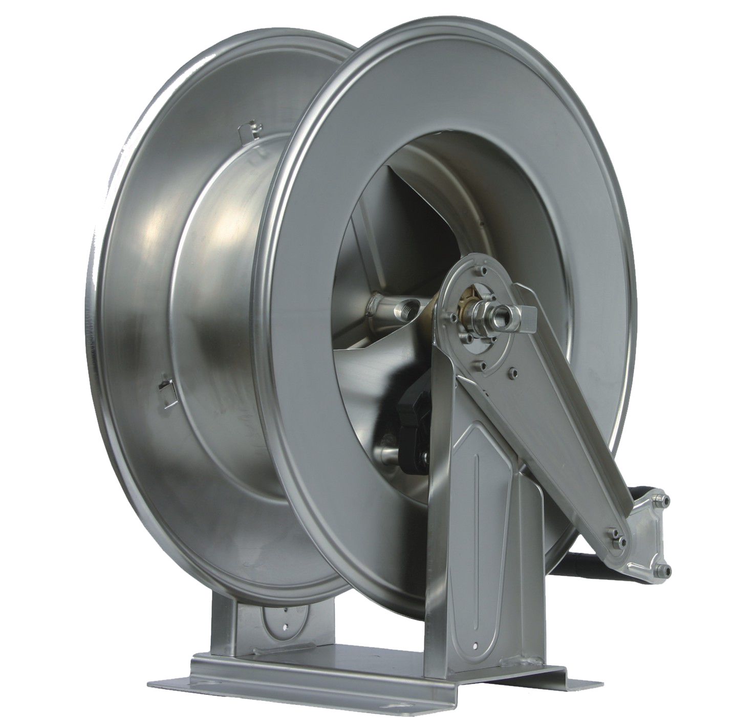 Schlauchaufroller Edelstahl V2A