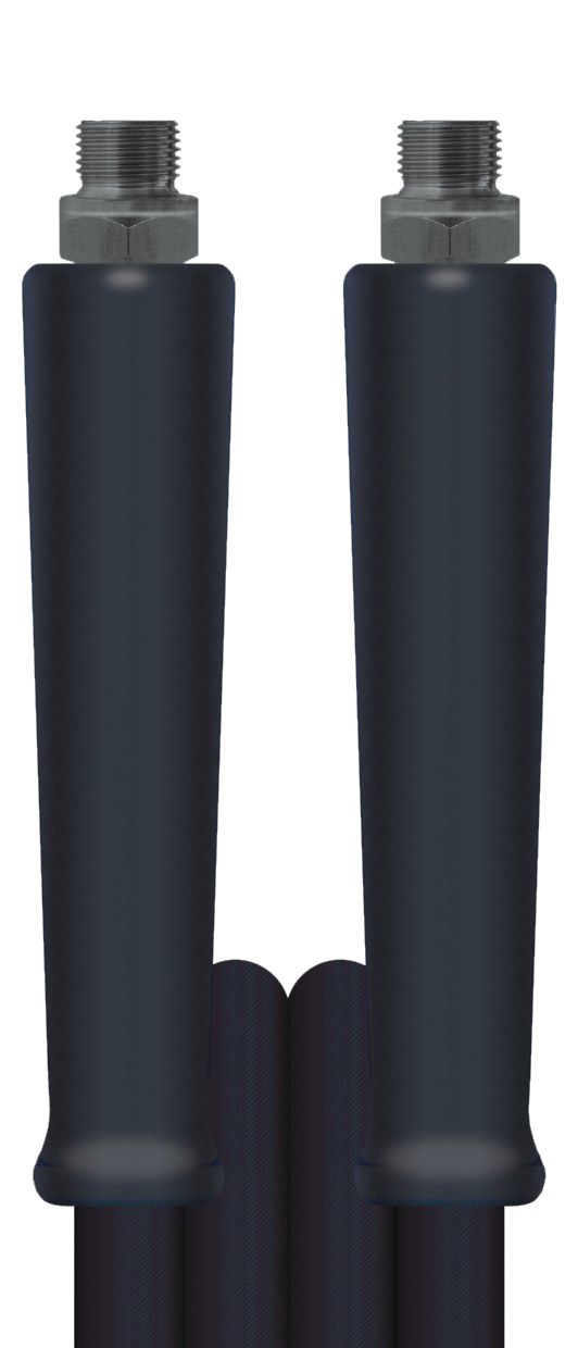 HD-Schlauch 2SN DN 8 . 3/8" AG schwarz