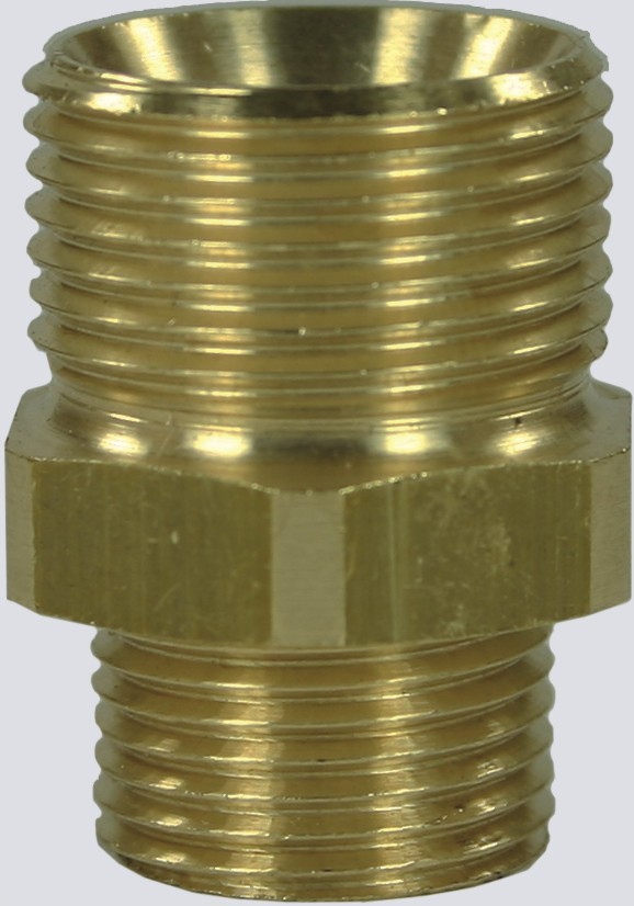 Doppelnippel 3/8-1/2 AG Messing