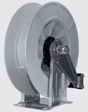 Schlauchaufr. 21M. 1/2-1/2IG VA/PVC Grau