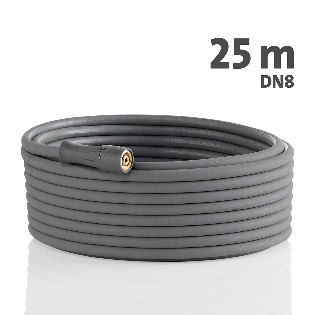 Stahlgewebe-Hochdruckschlauch 8 x 25m