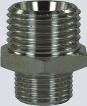 Verschraubung 3/8  AG - 1/4  AG Edelstahl